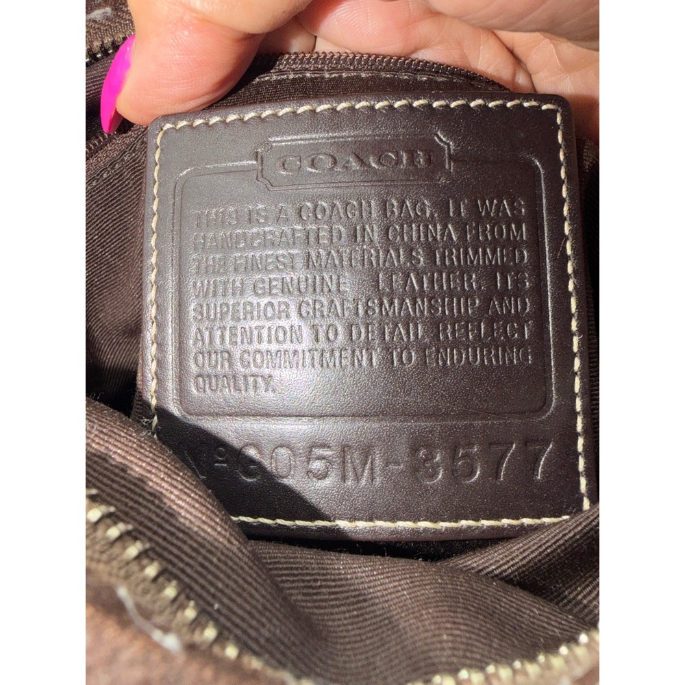 Coach Soho 3577 Signature Jacquard Suede Buckle Hobo Y2K Bag - Picture 3 of 13